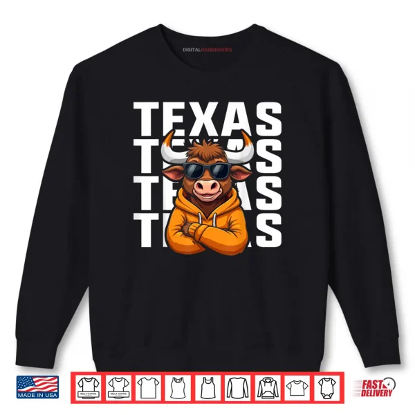 Sweatshirt Texas Graphic Classic Vintage Shirt