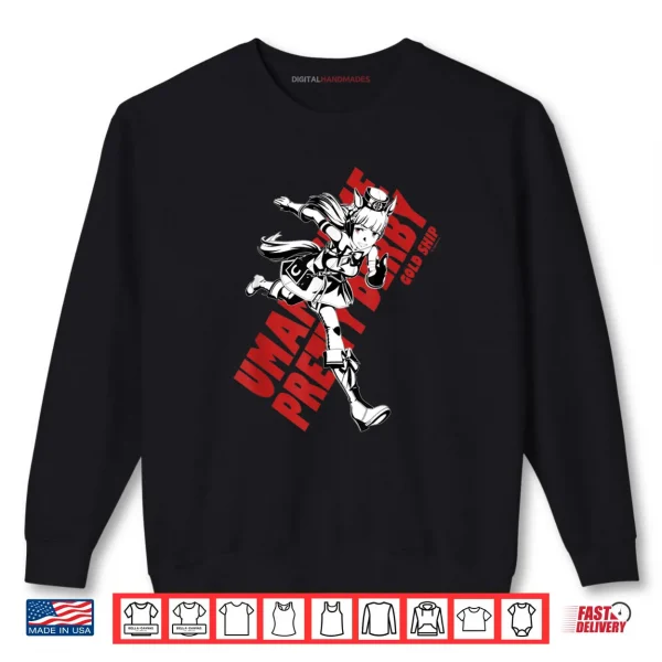 Sweatshirt Umamusume Pretty Derby Gold Ship Shirt