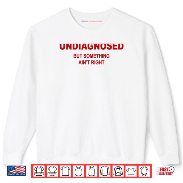 Sweatshirt Undiagnosed But Something Aint Right Funny Saying Shirt