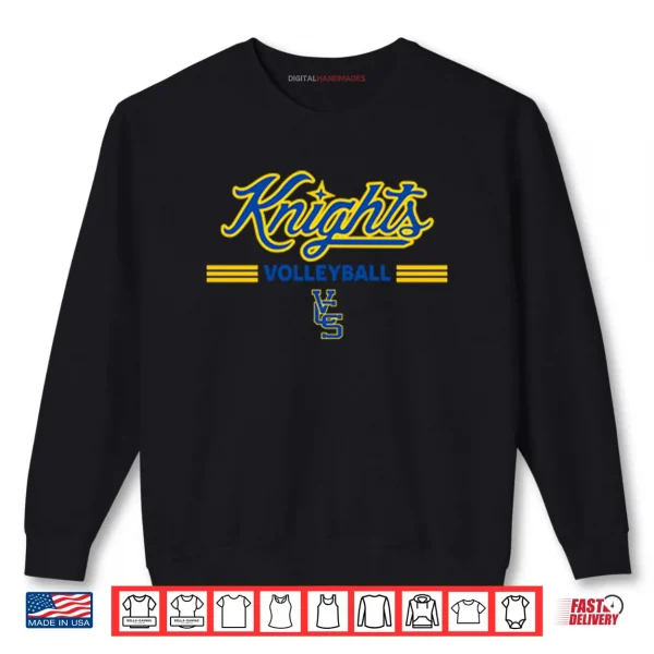 Sweatshirt VCS Vance Charter School Knights Volleyball 2025 Shirt