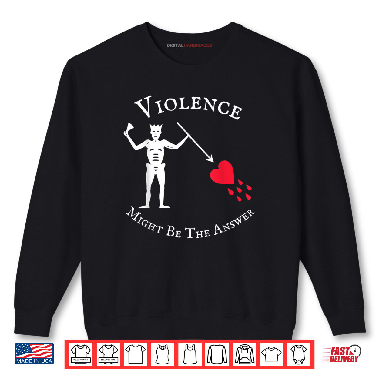 Violence Might Be The Answer Pirate Skull Retro Design Shirt Violence Might Be The Answer Pirate Skull Retro Design Shirt