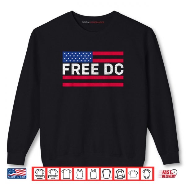 Sweatshirt Washington Free DC Shirt