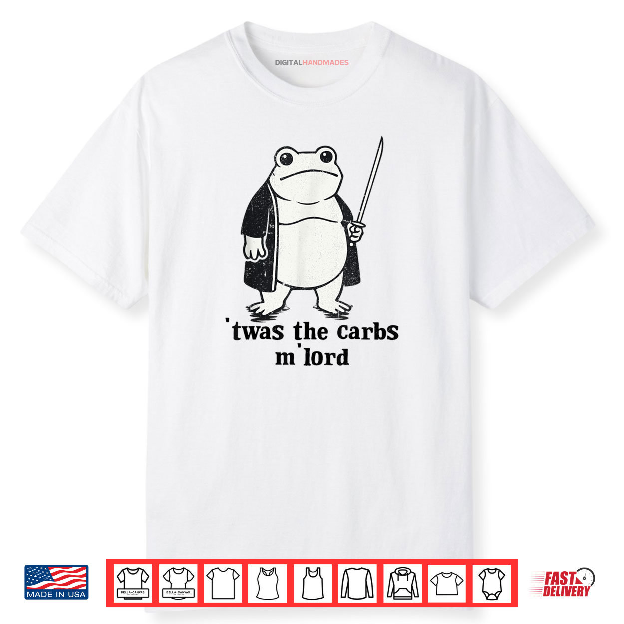 TWAS The Carbs M Lord Medieval Frog Shirt TWAS The Carbs M Lord Medieval Frog Shirt