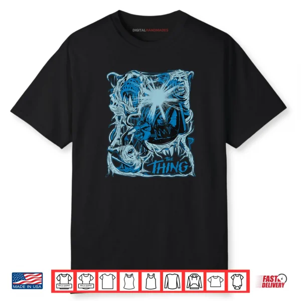 The Thing Comic Horror Panel Shirt