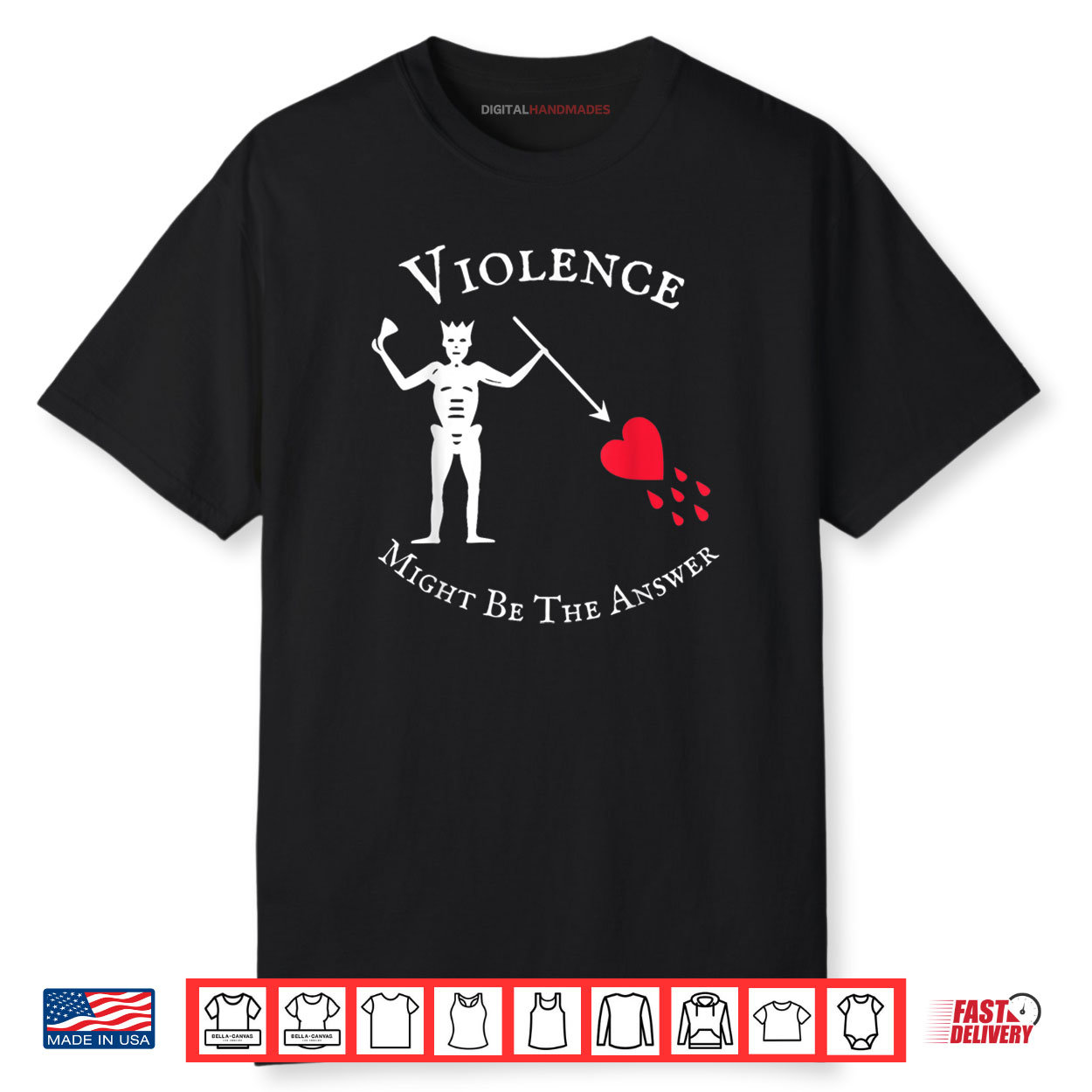 Violence Might Be The Answer Pirate Skull Retro Design Shirt Violence Might Be The Answer Pirate Skull Retro Design Shirt