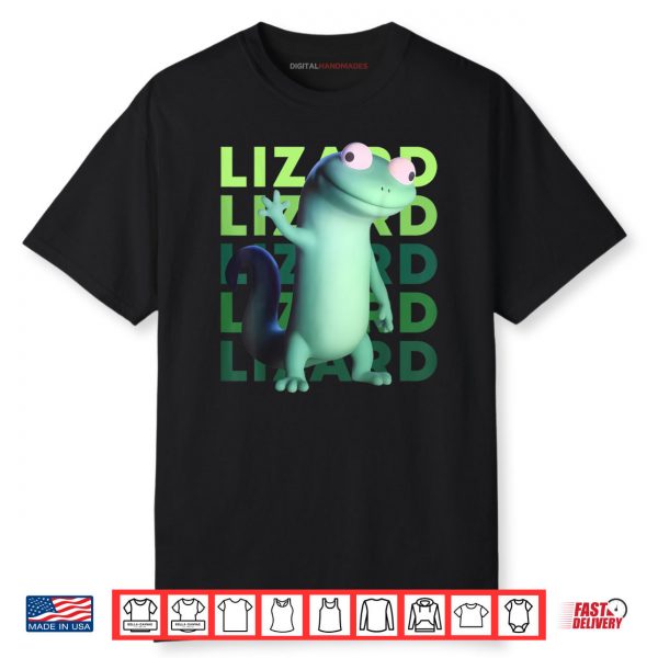 Weirdcore Animal Women Men Lizard Lizard Lizard Meme Shirt