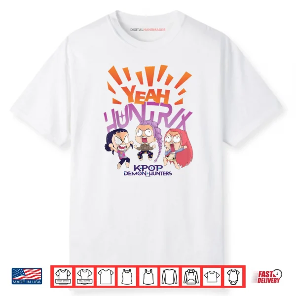 Yeah HUNTRIX KPop Demon Hunters Shirt
