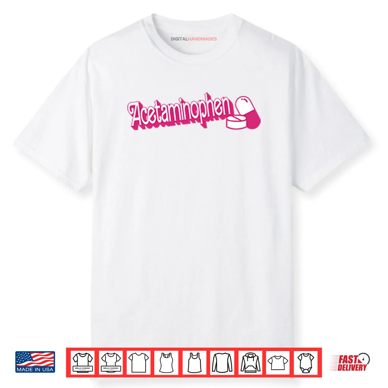 Acetaminophen Tylenol Shirt Acetaminophen Tylenol Shirt