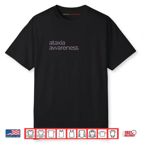 Ataxia Awareness Day September 25 Cute Minimal Shirt