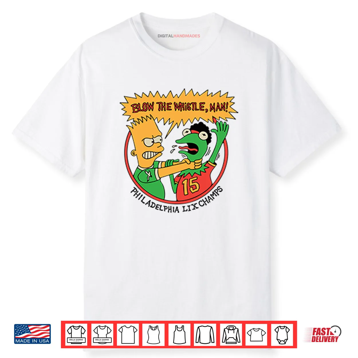 Bart Simpson Blow The Whistle Philadelphia LIX Champs Shirt Bart Simpson Blow The Whistle Philadelphia LIX Champs Shirt