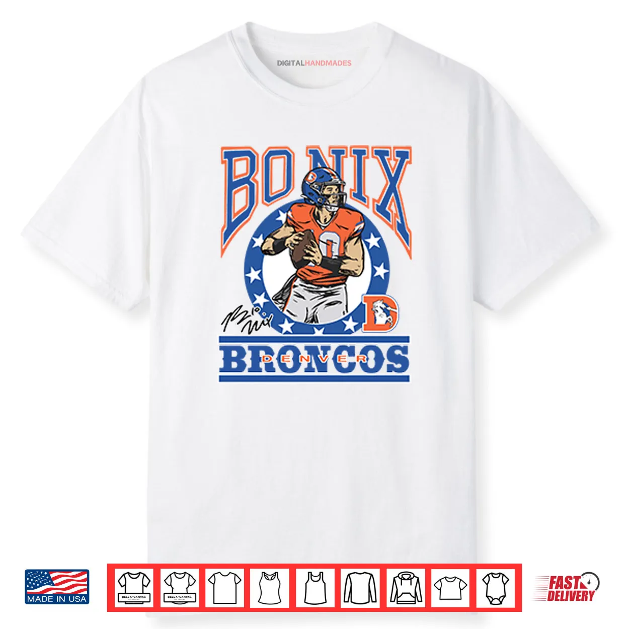 Bo Nix Denver Broncos Shirt Bo Nix Denver Broncos Shirt