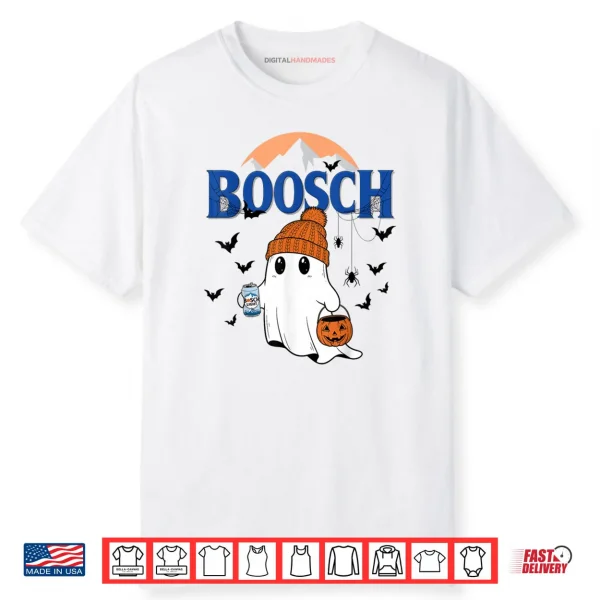 Boo Ghost Halloween Beer Drinking Spooky Season Shirt