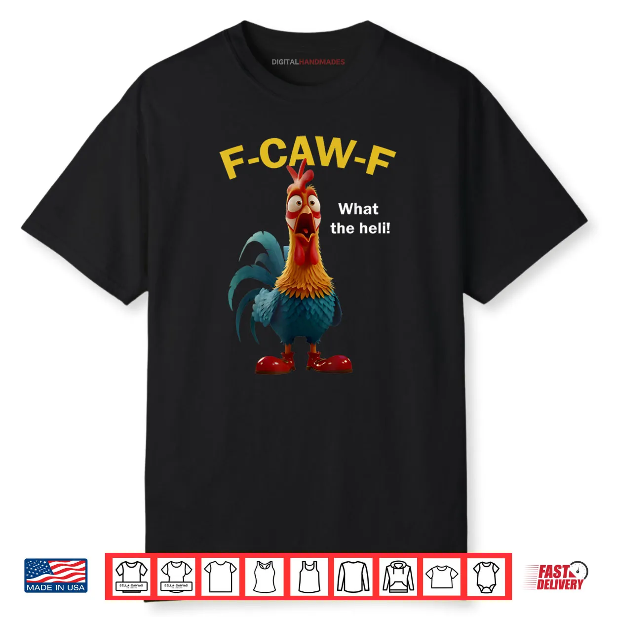 Chicken F CAW F What The Heli F caw F Shirt Chicken F CAW F What The Heli F caw F Shirt