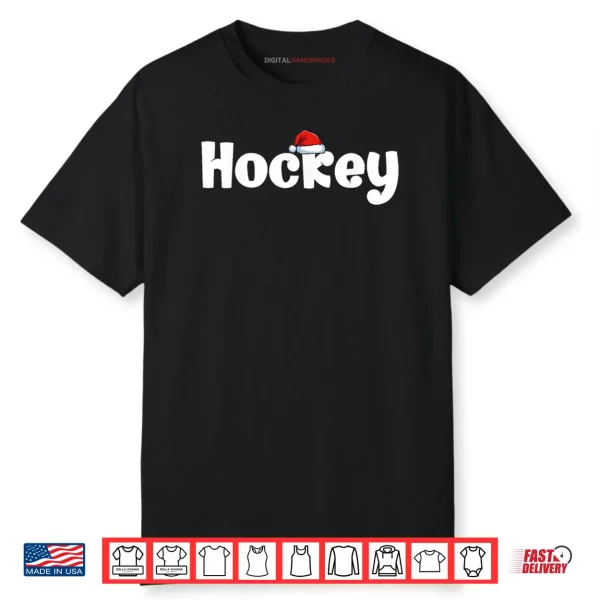 Christmas Hockey Christmas Day Hockey Player Men Women Xmas Shirt