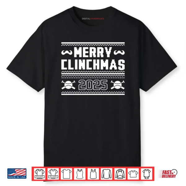 Cincinnati Reds Merry Clinchmas 2025 Shirt