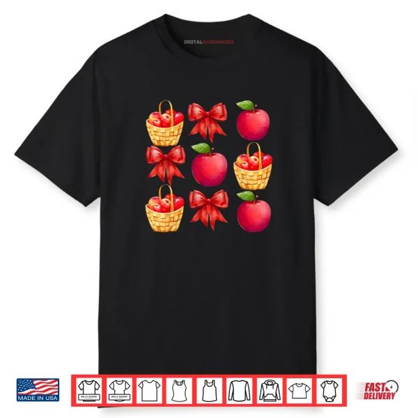 Coquette Apple Picking Crew Apple Picking Season Bows Shirt