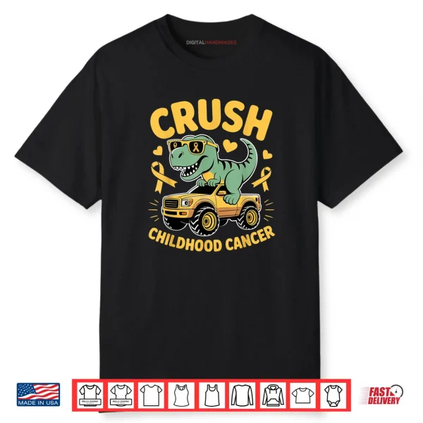 Crush Childhood Cancer Gold Ribbon Shirt