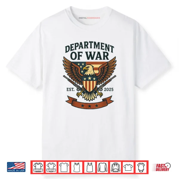 Department Of War Established 2025 Logo Shirt