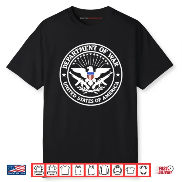 Department Of War United States Of America Shirt