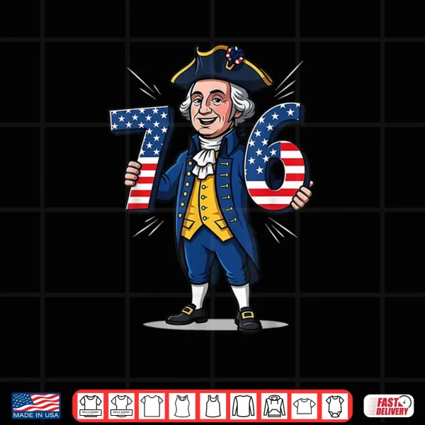Design 6 7 7 6 George Washington Shirt Six Seven American Shirt