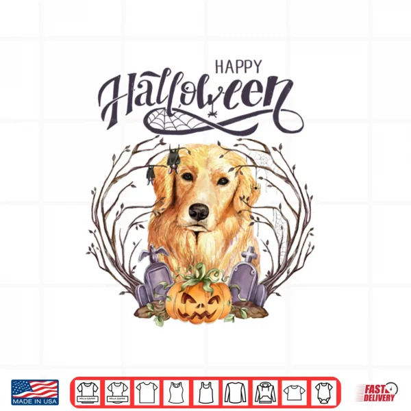 Design Almost as Much as I Love My Golden Retriever Halloween Shirt