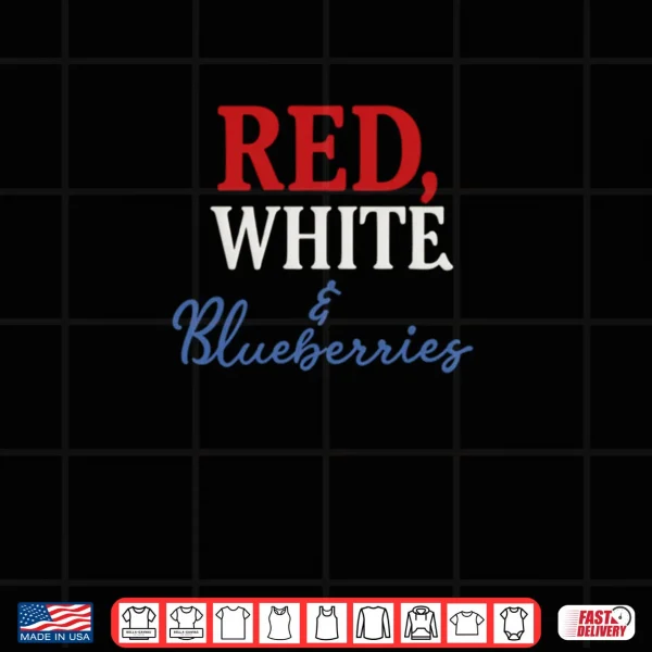 Design American Patriot Republican USA Red White and Blueberries Shirt