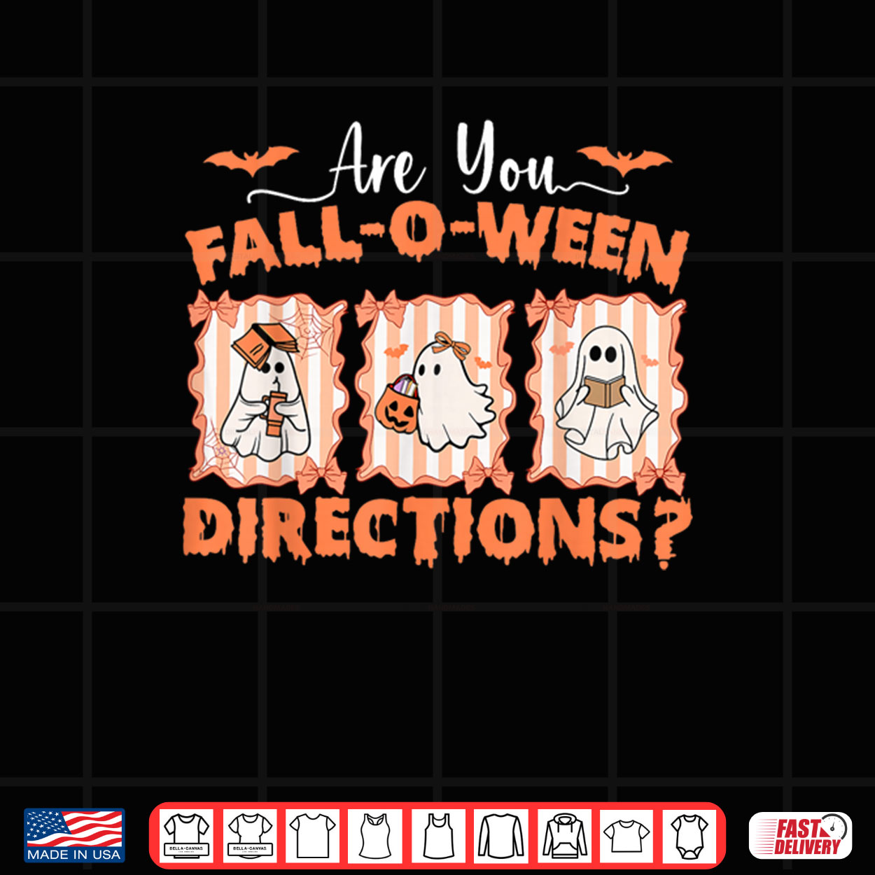 Are You Fall o ween Directions Funny Teacher Halloween Shirt Are You Fall o ween Directions Funny Teacher Halloween Shirt