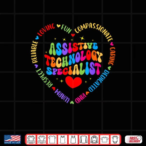 Design Assistive Technology Specialist Appreciation Back to School Shirt