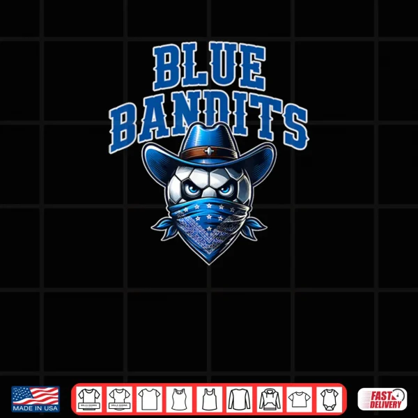 Design Blue Bandits Youth Soccer Team Shirt