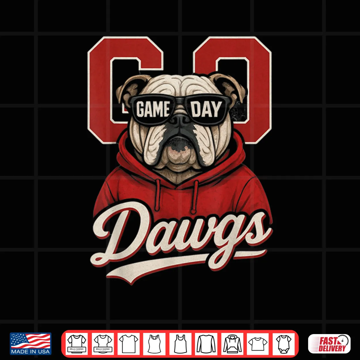 Bulldogs Graphic Go Dawg Shirt Bulldogs Graphic Go Dawg Shirt