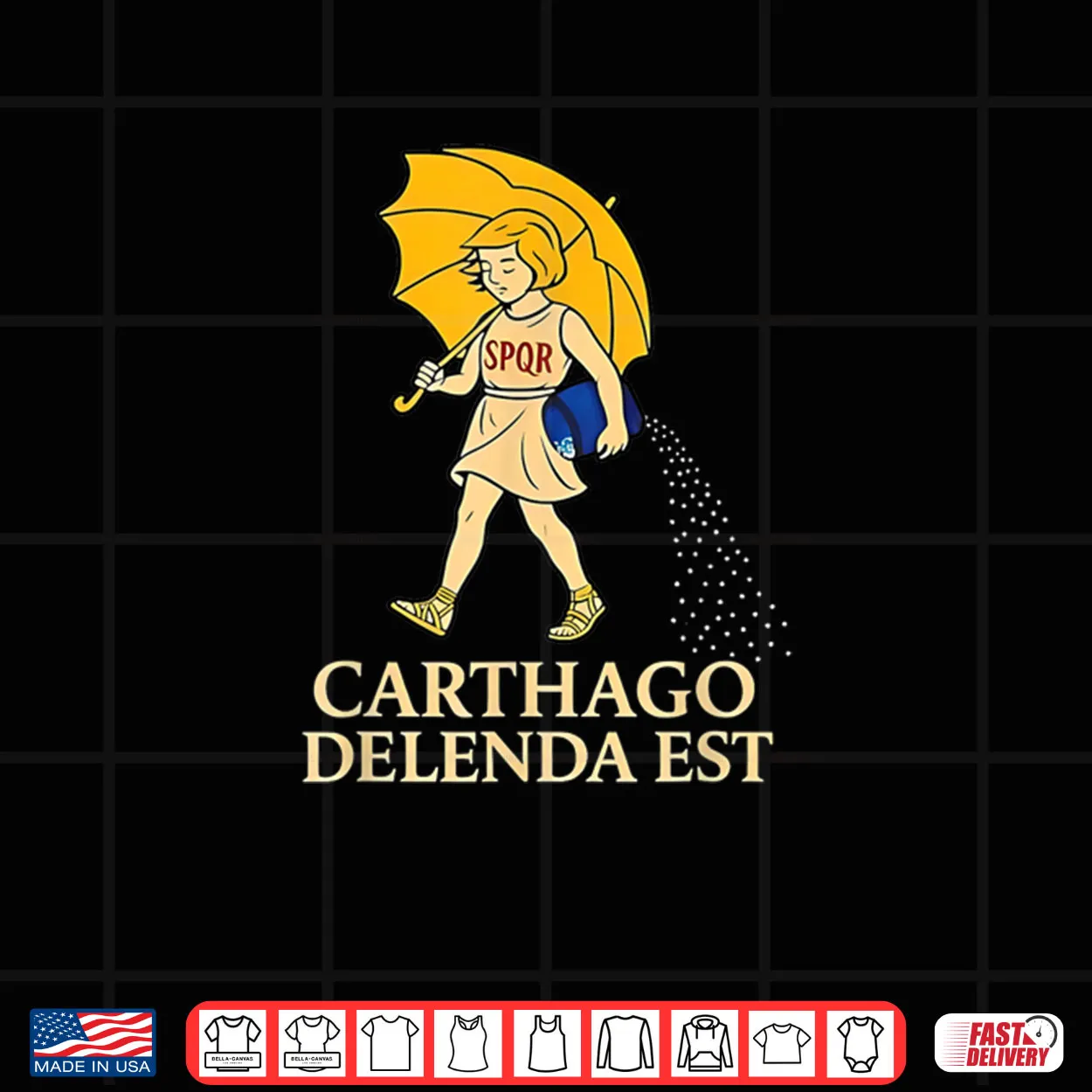 Carthago Delenda EST SPQR Shirt Carthago Delenda EST SPQR Shirt