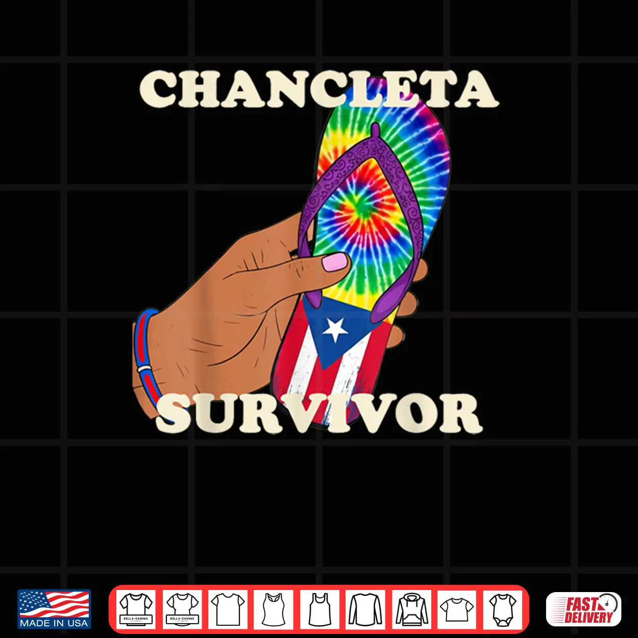 Chancleta Survivor Puerto Rico Spanish Joke Shirt Chancleta Survivor Puerto Rico Spanish Joke Shirt