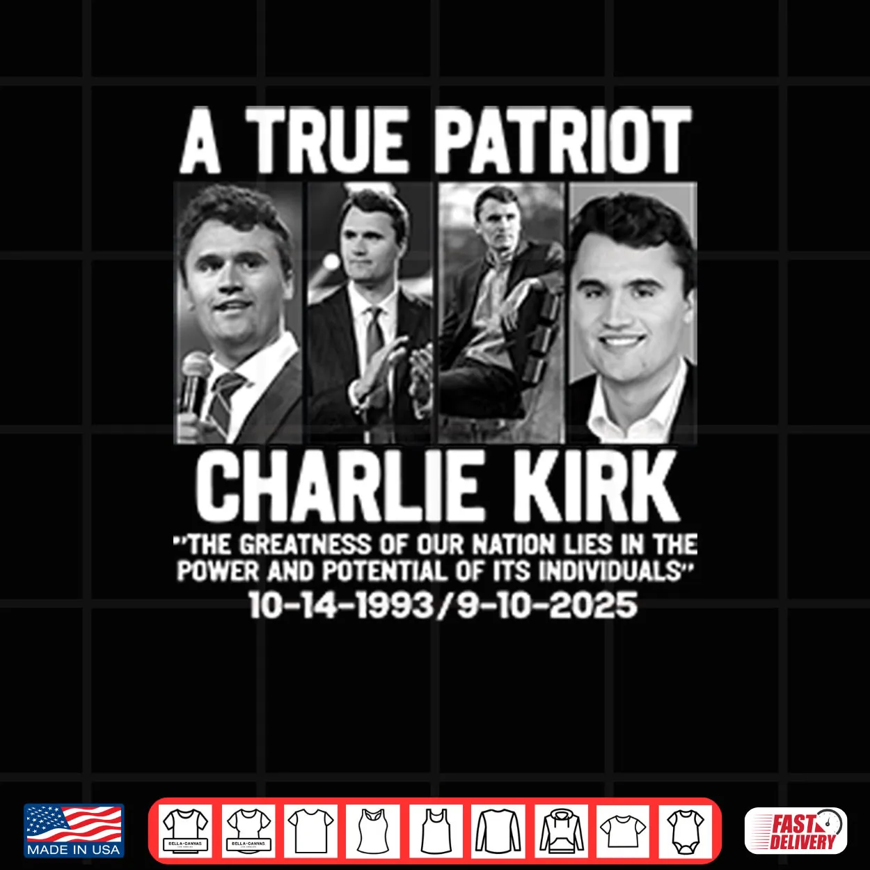 Charlie Kirk A True Patriot Shirt Charlie Kirk A True Patriot Shirt