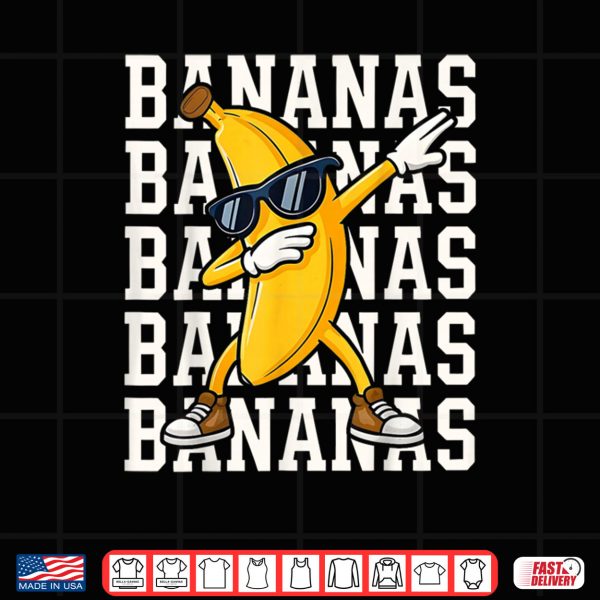 Design Cool Bananas Graphic Dabbing Shirt