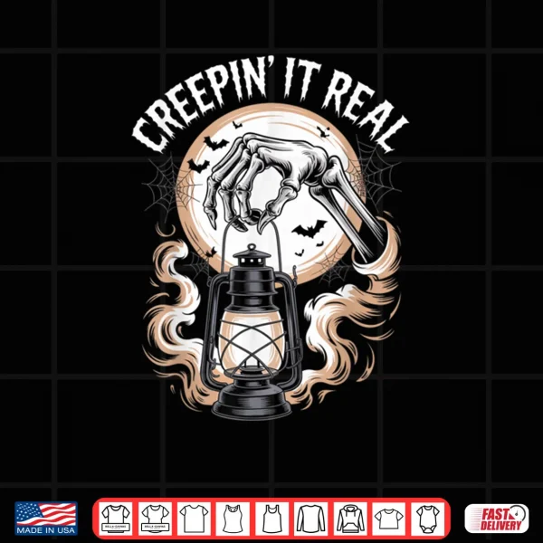 Design Creepin It Real Gothic Halloween Shirt