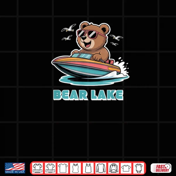 Design Cute Bear Lake Utah and Idaho Shirt