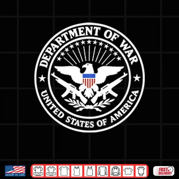 Design Department Of War United States Of America Shirt