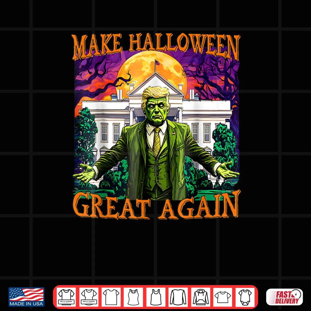 Donald Trump Zombie Make Halloween Great Again Trump Costume Shirt Donald Trump Zombie Make Halloween Great Again Trump Costume Shirt