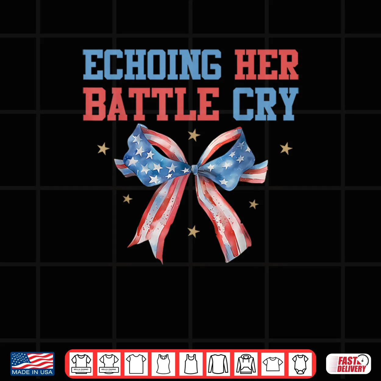Echoing Her Battle Cry Shirt Patriotic Freedom Shirt Echoing Her Battle Cry Shirt Patriotic Freedom Shirt