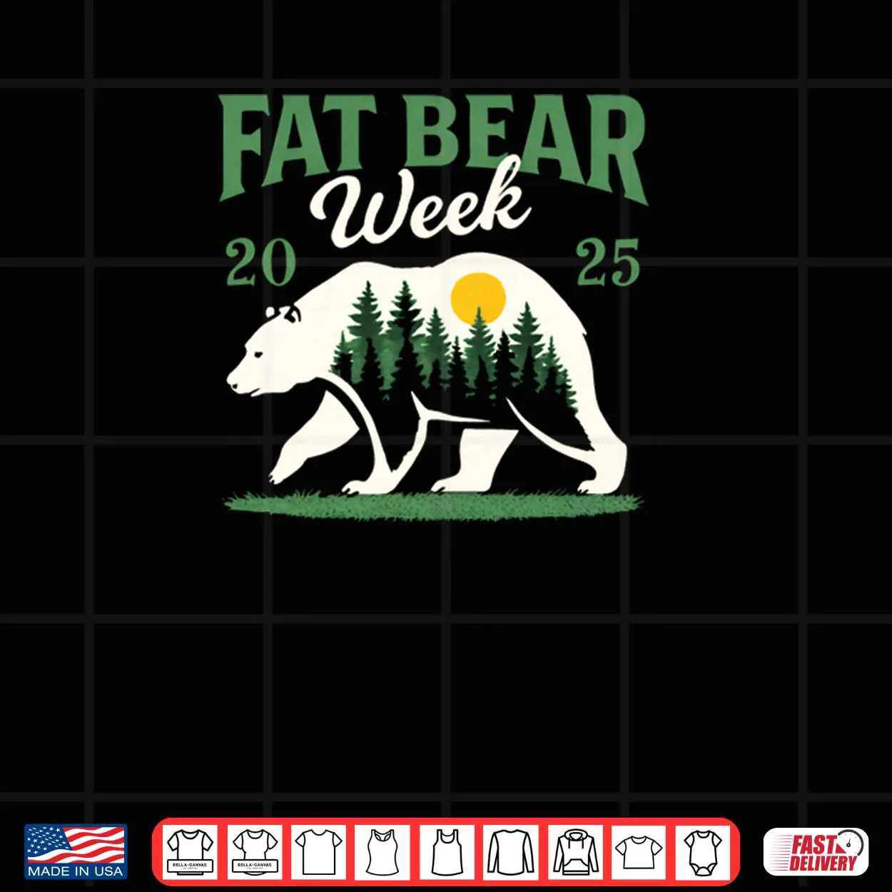 Fat Bear Week 2025 Nature Lover Shirt Fat Bear Week 2025 Nature Lover Shirt