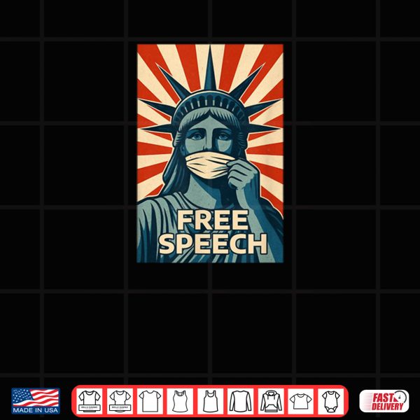 Design Free Speech America First Amendment Shirt