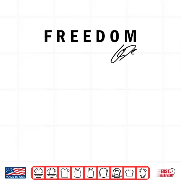 Design Freedom C.K Shirt Simple Bold Typography Shirt