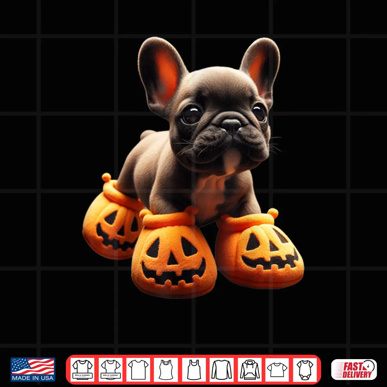 French Bulldog Pumpkin Slippers Halloween Shirt French Bulldog Pumpkin Slippers Halloween Shirt