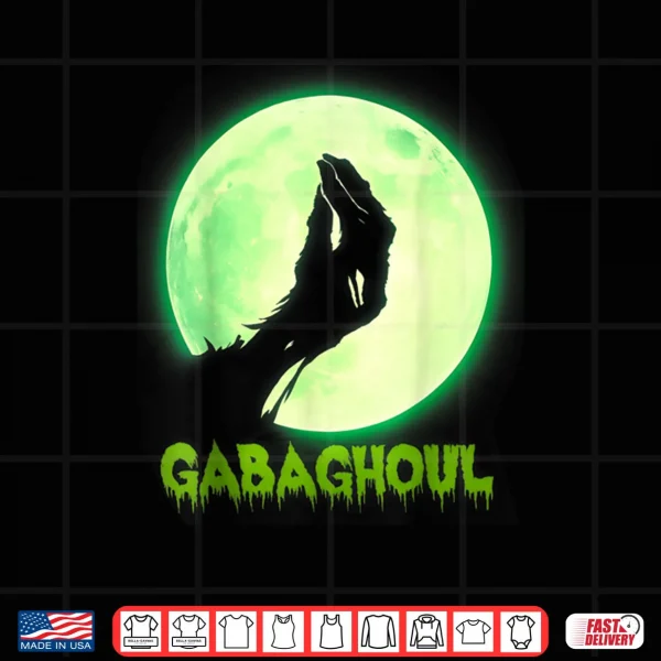 Design Gabaghoul Hand Moon Italian Joke Halloween Shirt