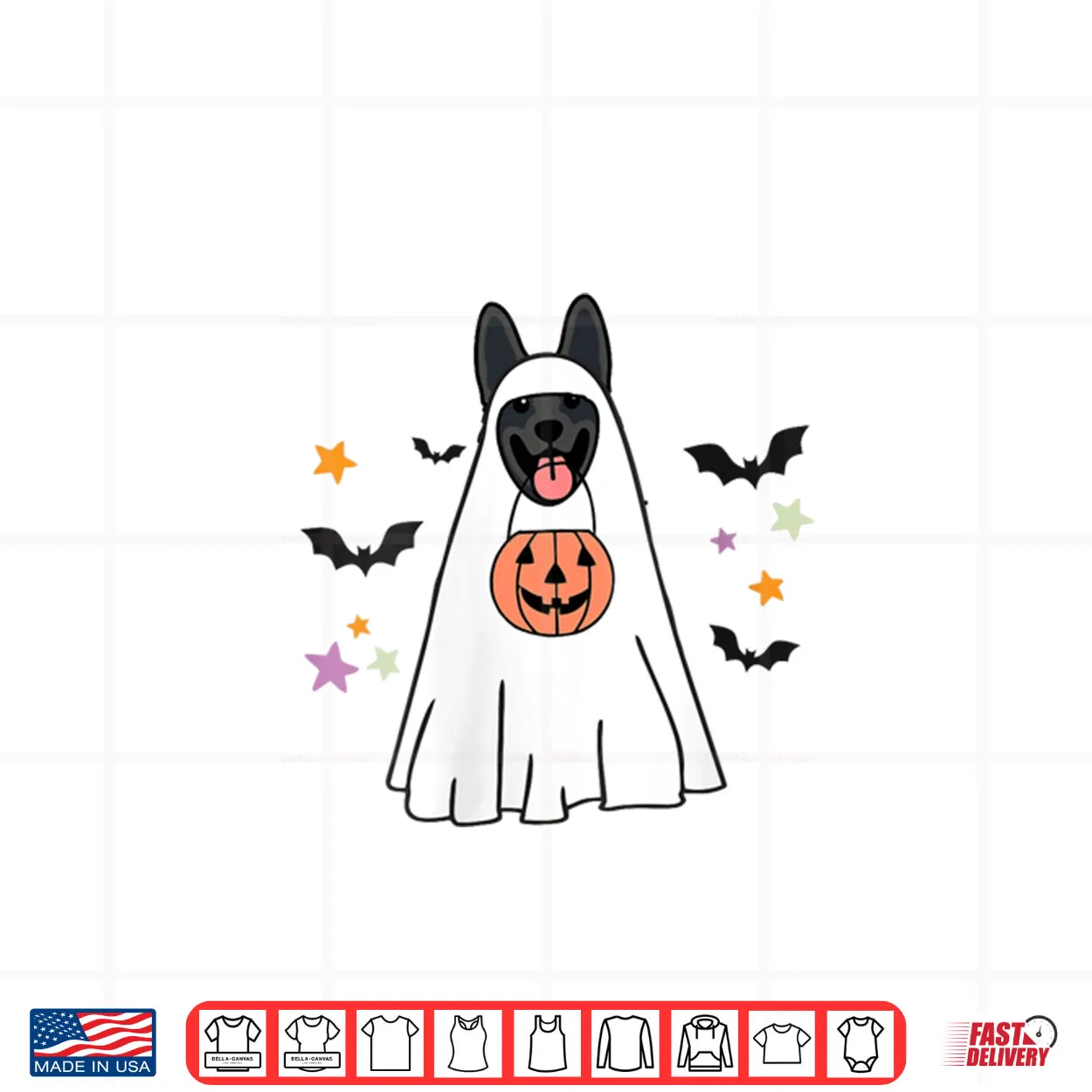 German Shepherd Boo Ghost Dog Lover Halloween Costume Shirt German Shepherd Boo Ghost Dog Lover Halloween Costume Shirt