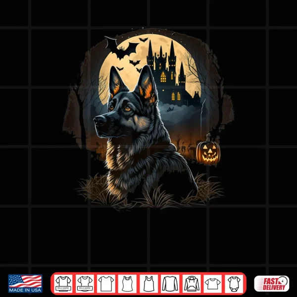 Design German Shepherd Halloween Shirt