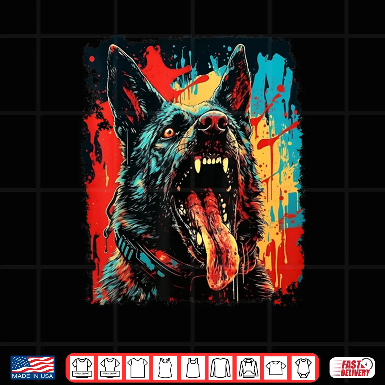 German Shepherd Zombie Halloween Shirt German Shepherd Zombie Halloween Shirt
