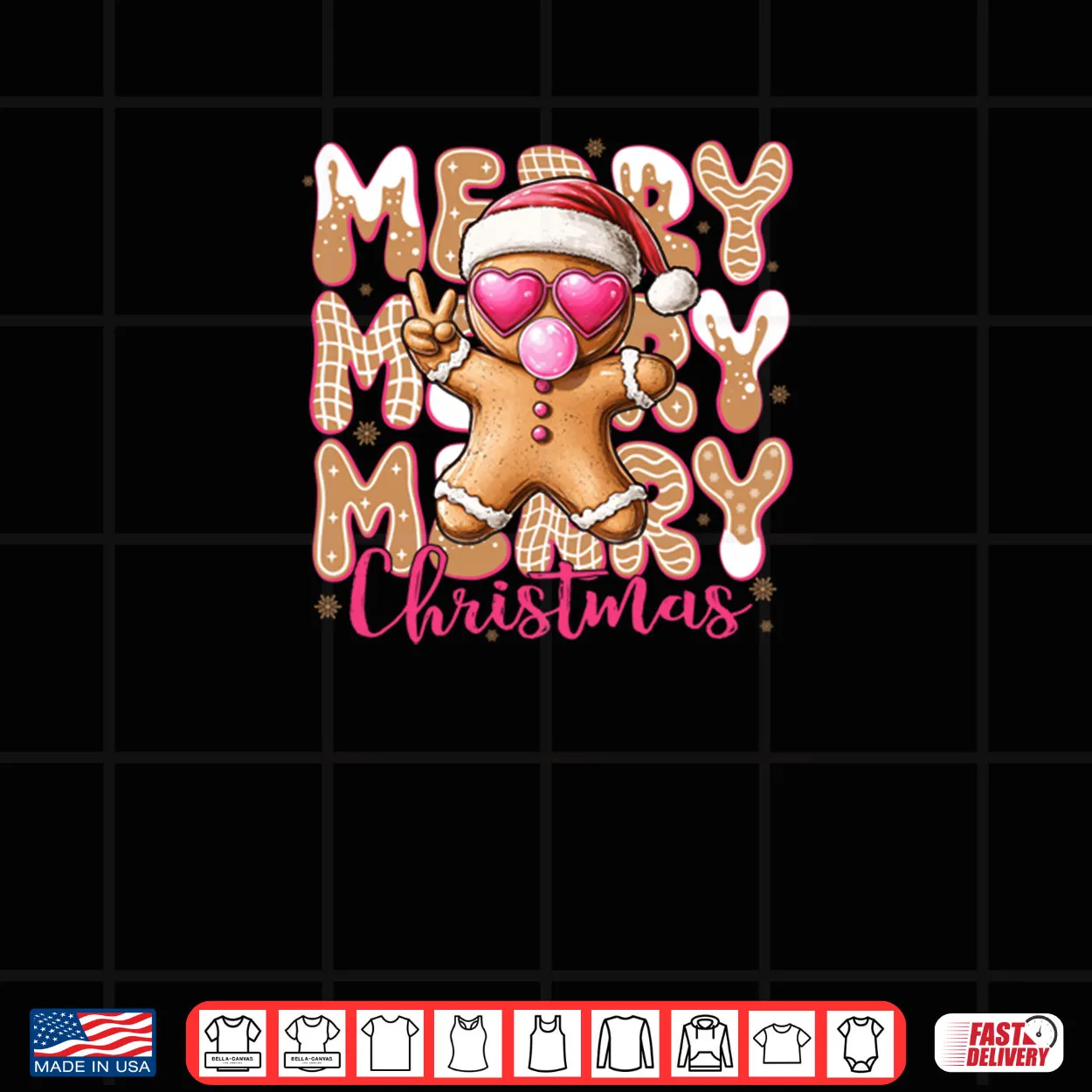 Gingerbread Merry Christmas Shirt Gingerbread Merry Christmas Shirt