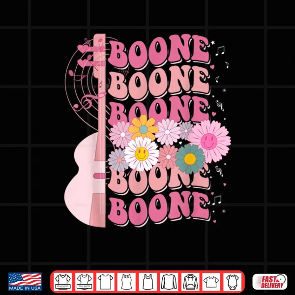 Design Girl Retro Boone Groovy Flower 80s Shirt