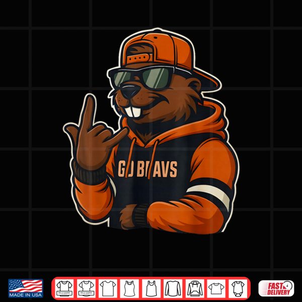 Design Go Beavs Retro Beavers Distressed Shirt